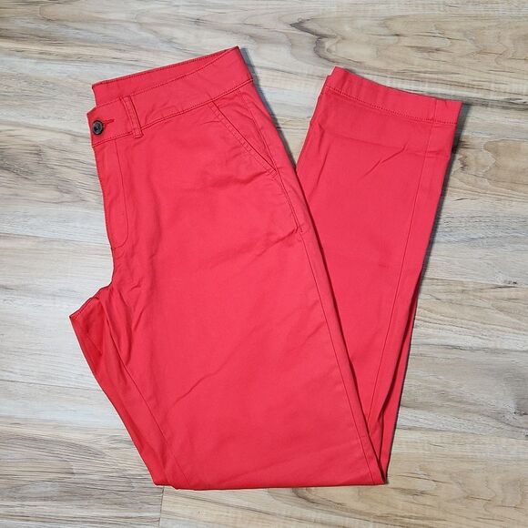 ☔️💜Dip Red High Waist Pants Size 4 - Picture 1 of 10